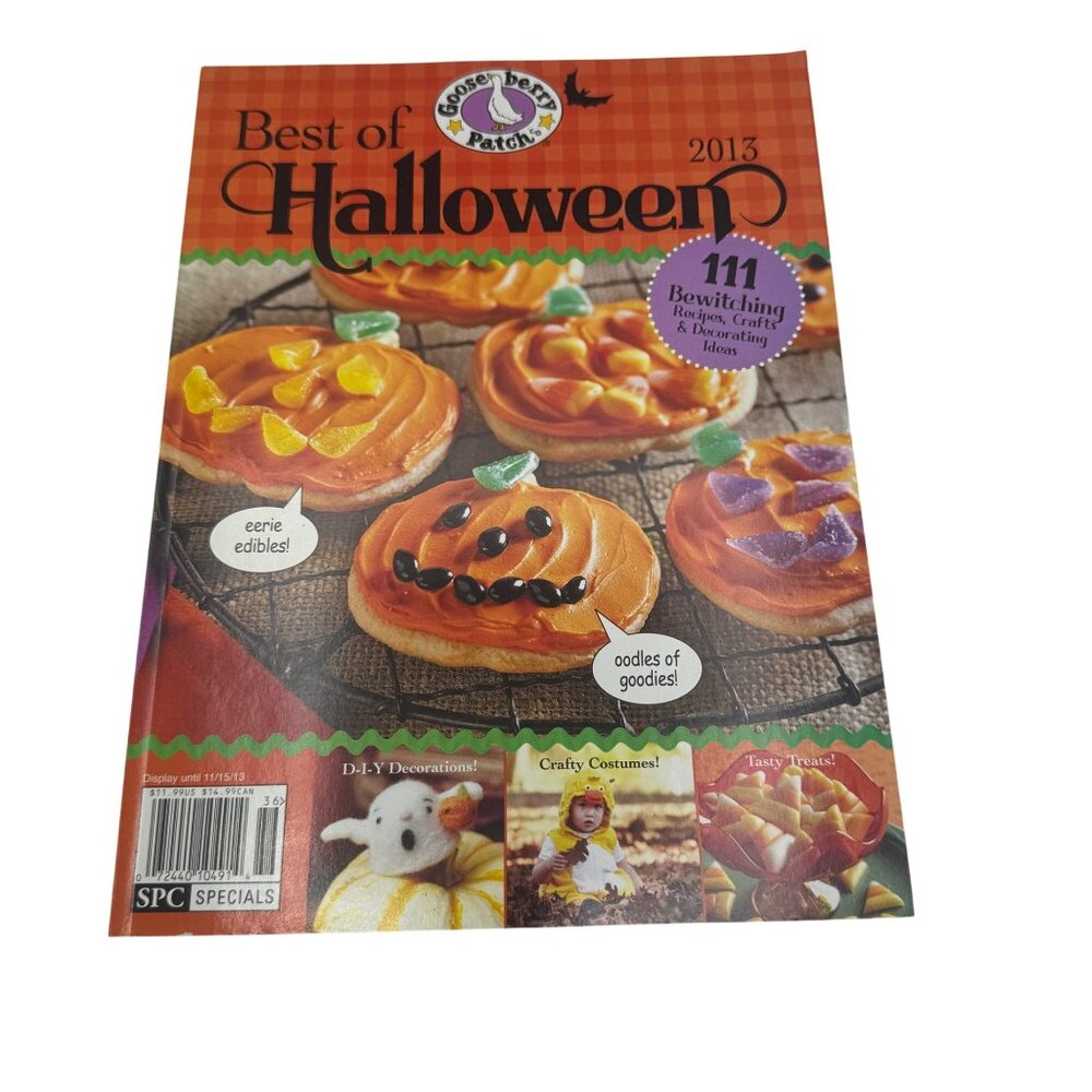Gooseberry Patch Best Of Halloween 2013 Magazine Craft & Recipe Guide